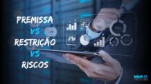 Qual é a diferença entre premissas, restrições e riscos em Gerenciamento de Projetos?